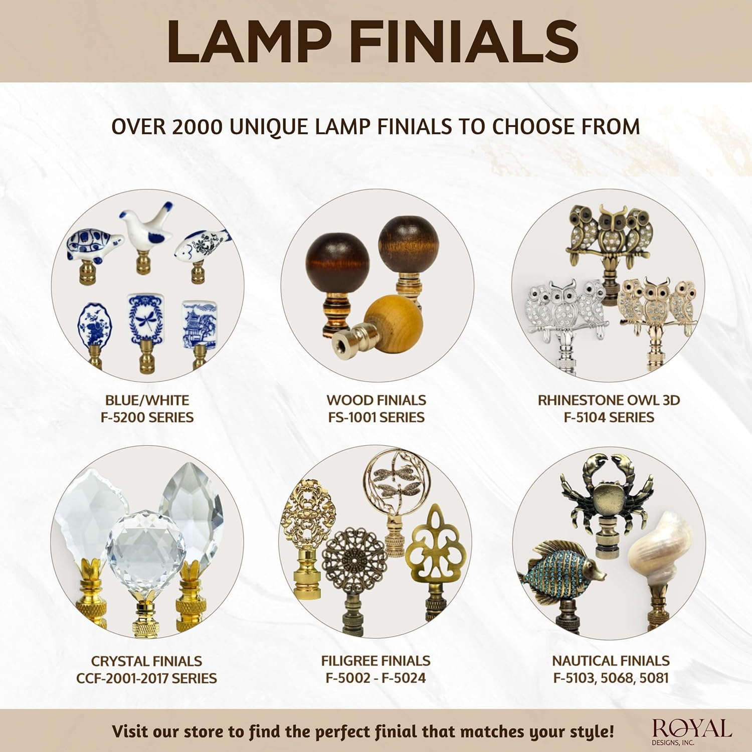 Royal Designs - Paralume Ovale Copertina Rigida Bianco - immagine 6