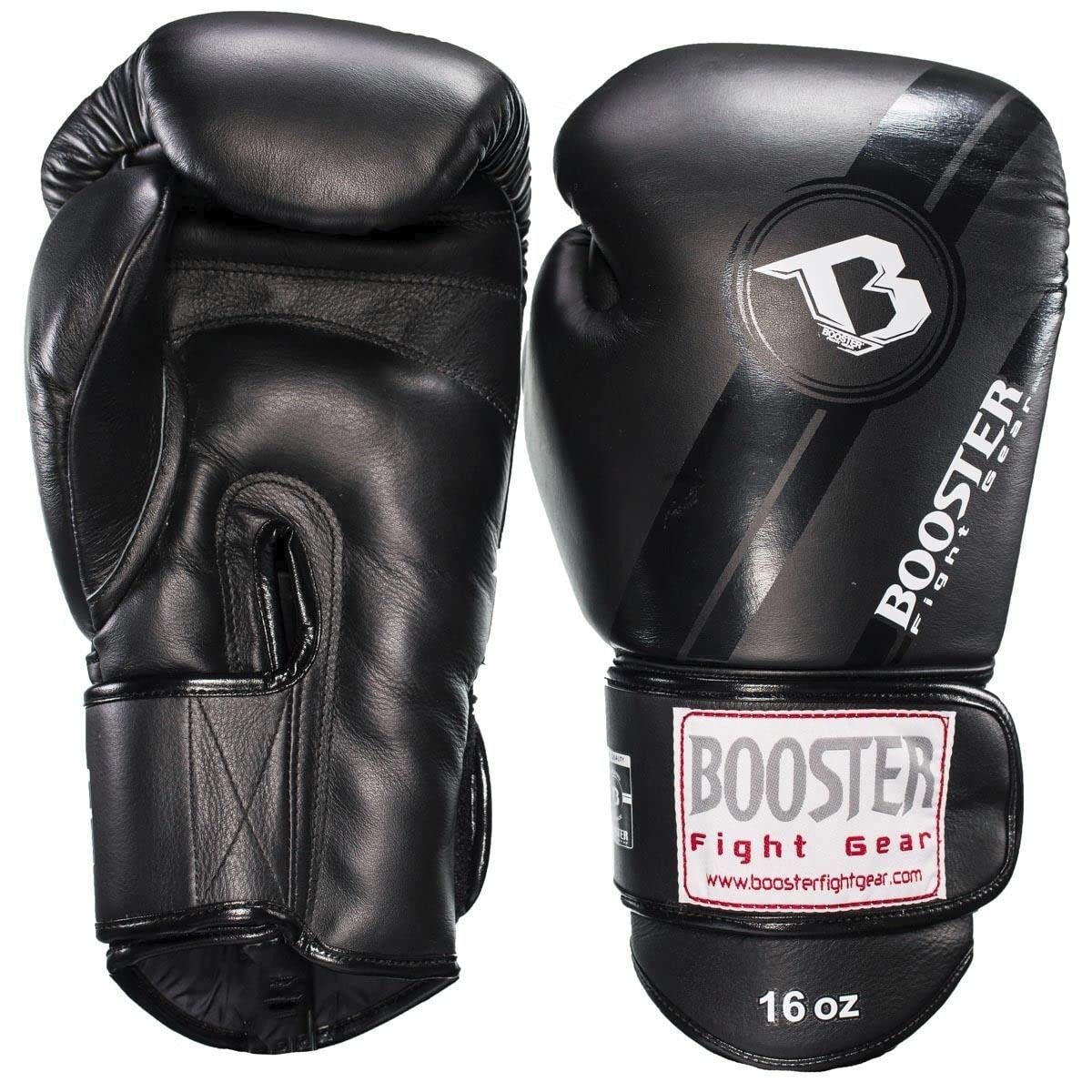Guanti boxe Booster BGL-1 V3 Nero / Nero, Once:12 oz