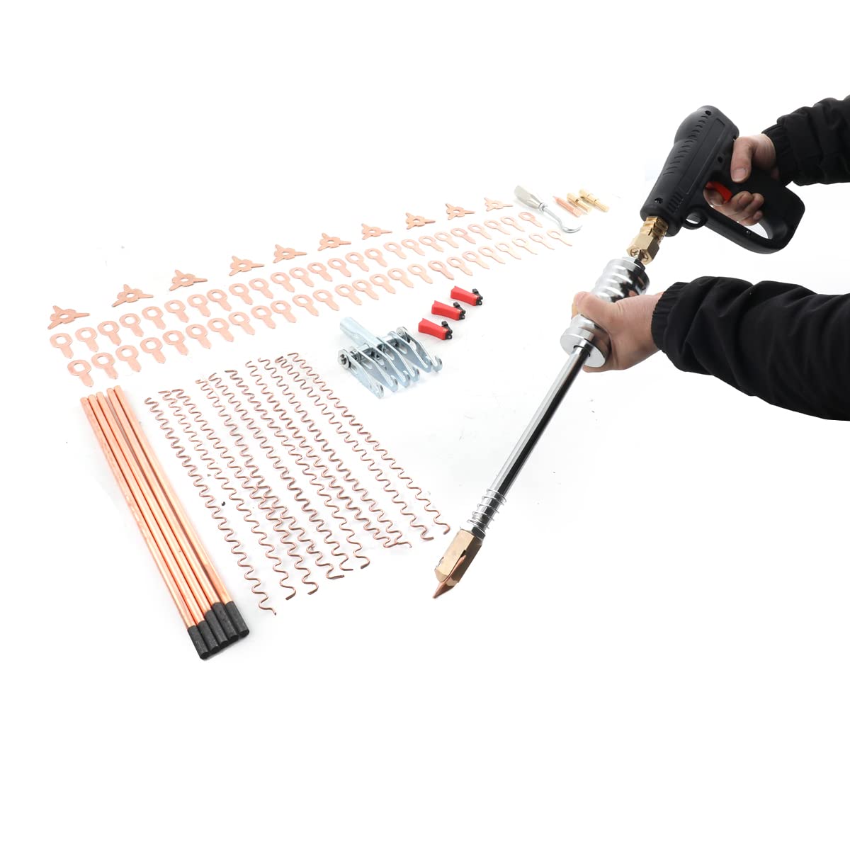 Lfhelper 86 Pezzi Accessori Dent Puller Kit Riparazione Auto