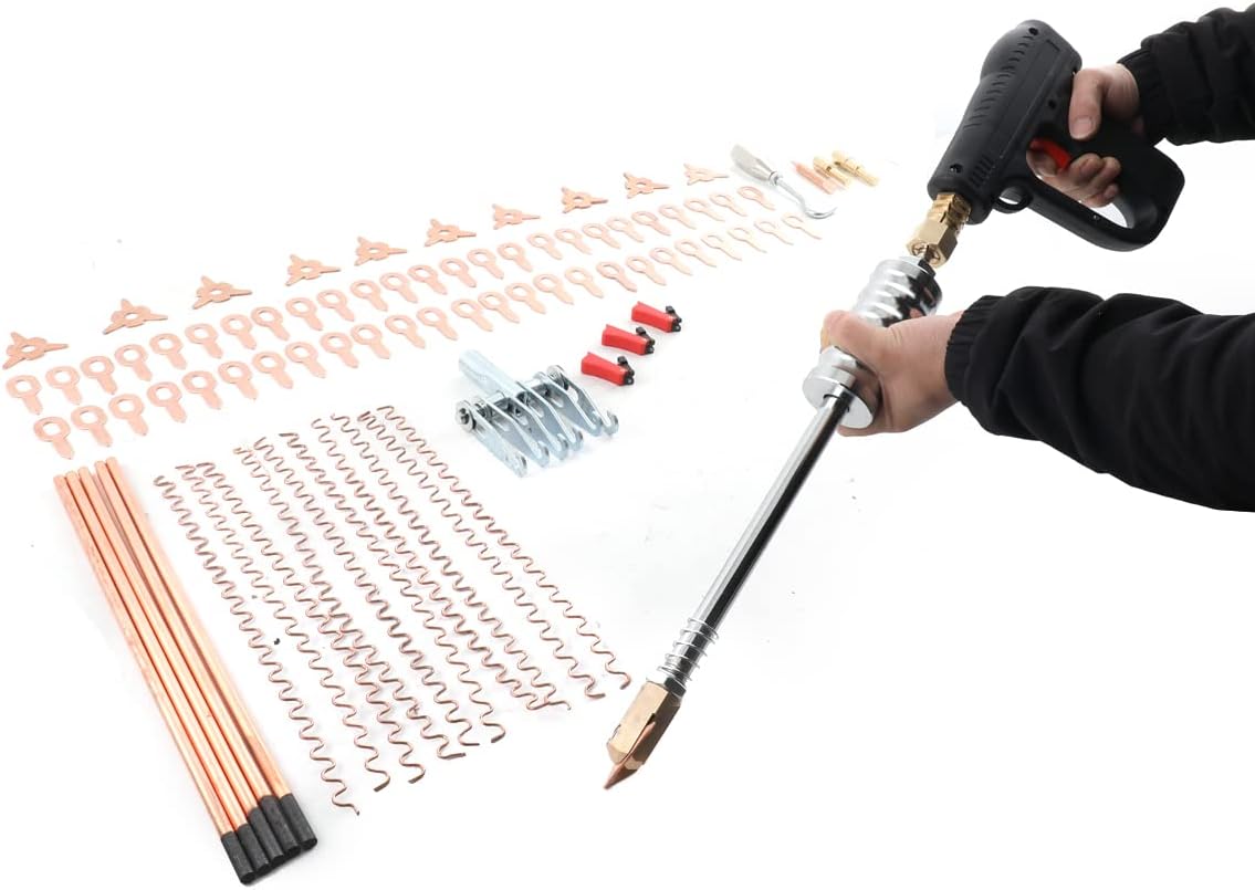 Lfhelper 86 Pezzi Accessori Dent Puller Kit Riparazione Auto - immagine 1