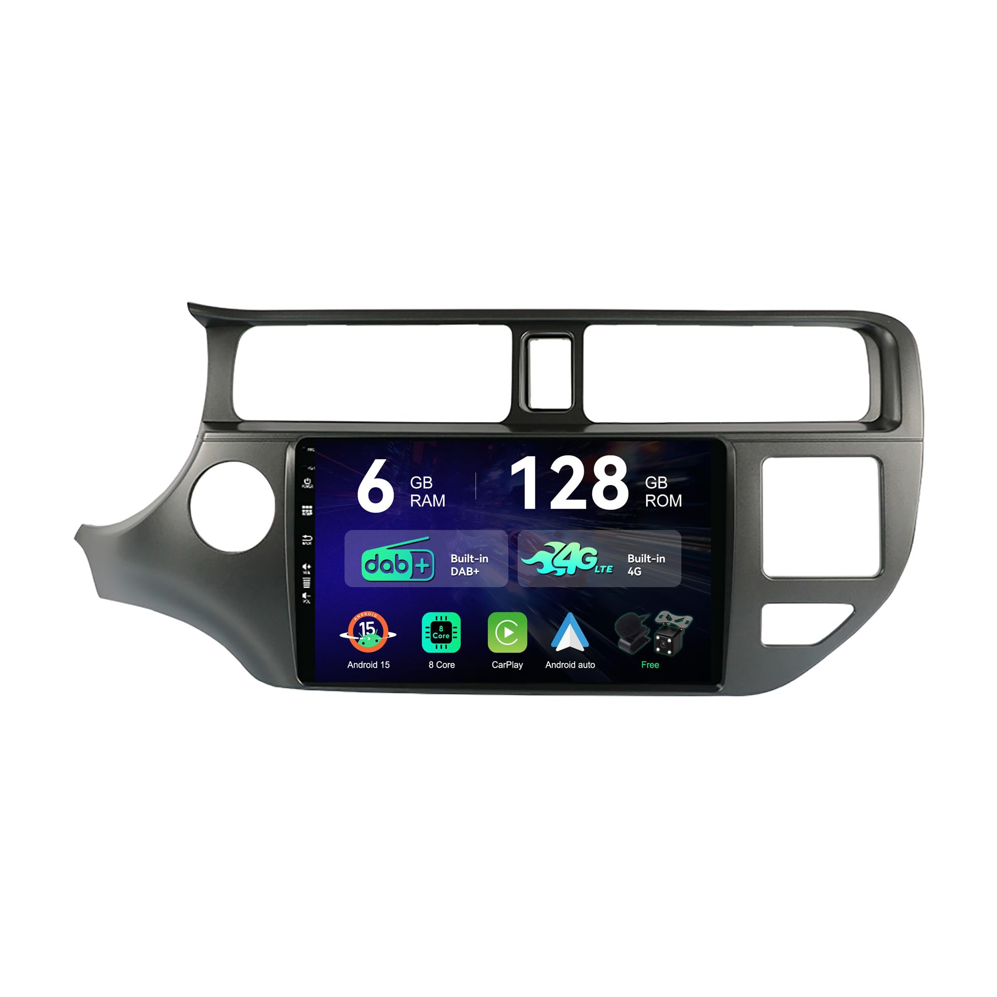 MSD Autoradio 9" per Kia K3 Rio (2011-2015) Android 15