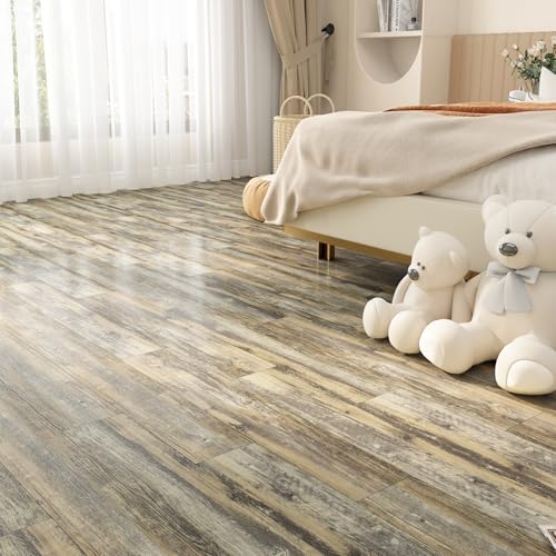 Funstick 35 Piastrelle Adesive PVC Effetto Legno 90x15CM