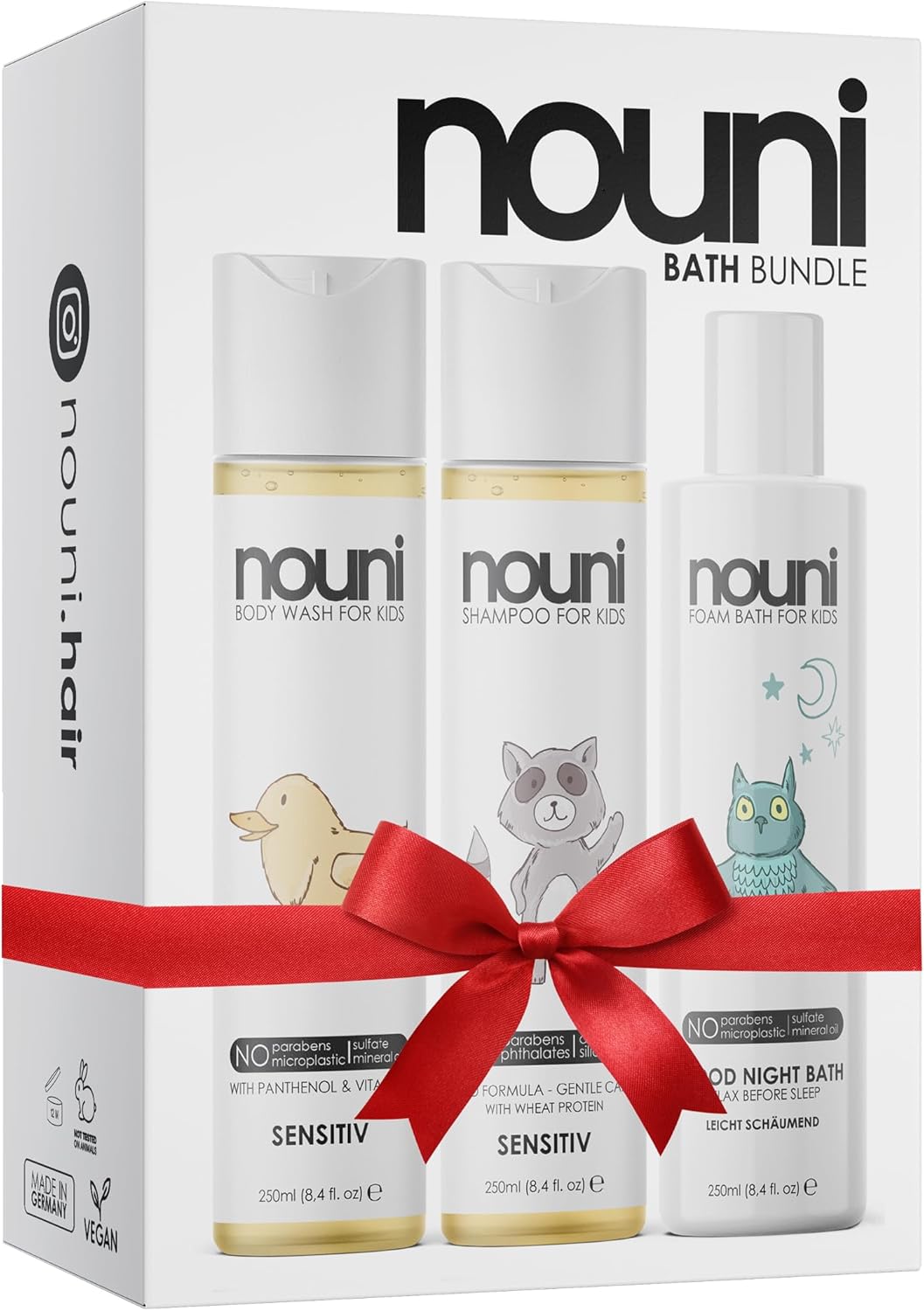 Set 3 Shampoo, Gel e Schiuma Bagno Bambini, Nero - immagine 1