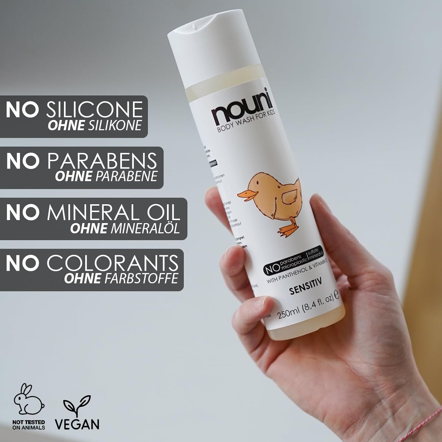 Set 3 Shampoo, Gel e Schiuma Bagno Bambini, Nero - immagine 4