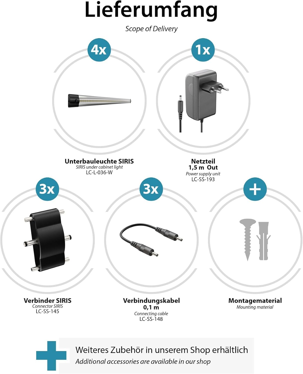 Parlat Apparecchio Sottopensile SIRIS Piatto 50cm - immagine 6