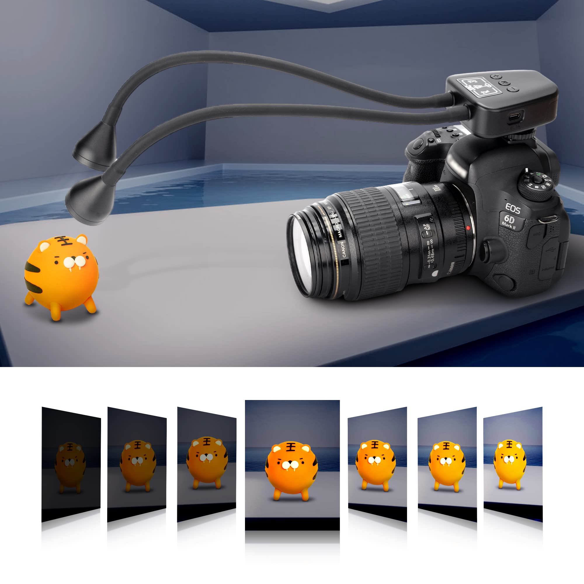 Jjc Luce a Braccio Macro LED per Fotocamera 5600K