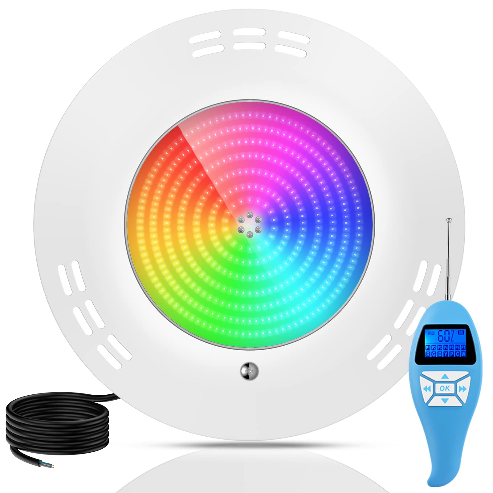 Lylmle Luce Piscina LED Riempito di Resina 35W
