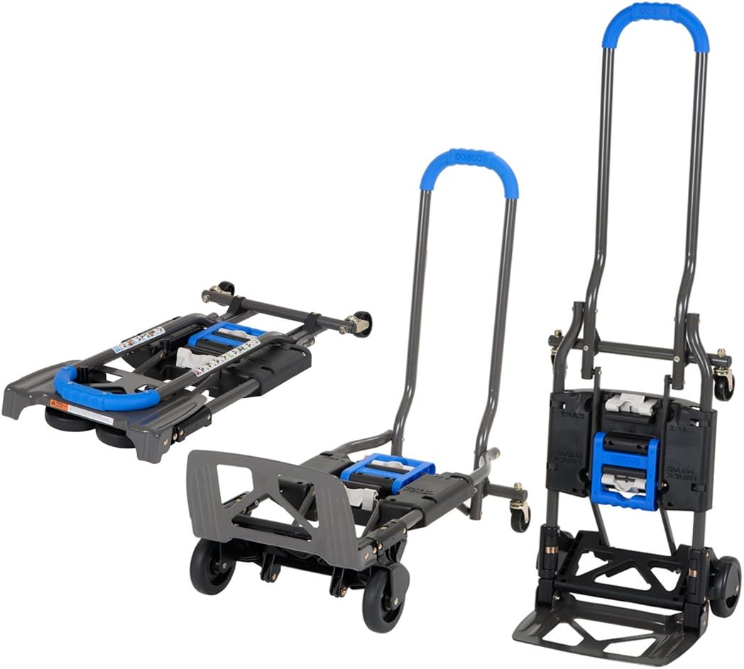 Cosco Carrello Multi-Posizione Pieghevole 135kg, Blu
