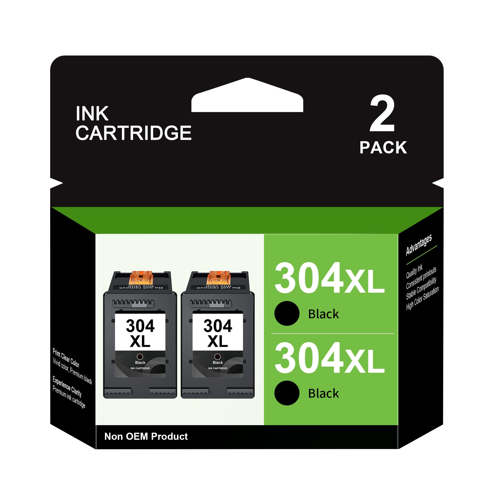 Washope 304XL Nero - Sostituzione Cartucce HP (2 pz)