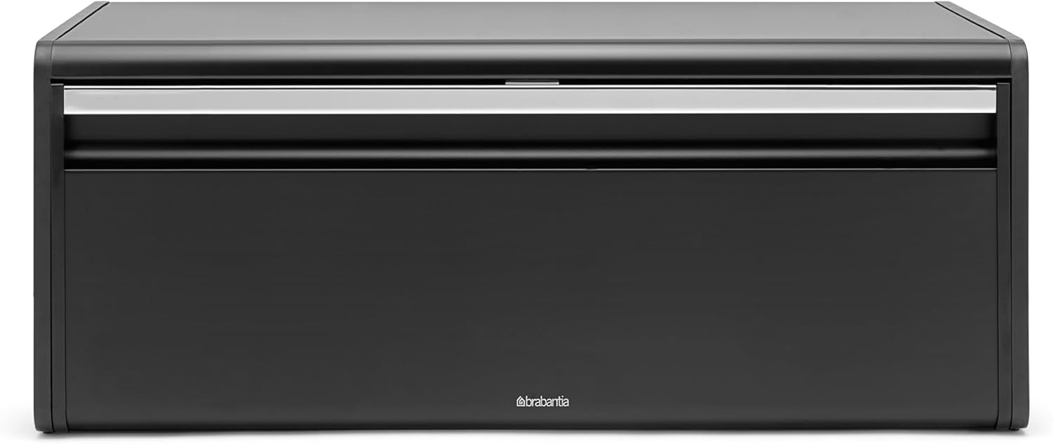 Brabantia Fall Front Portapane Grande, Matt Black