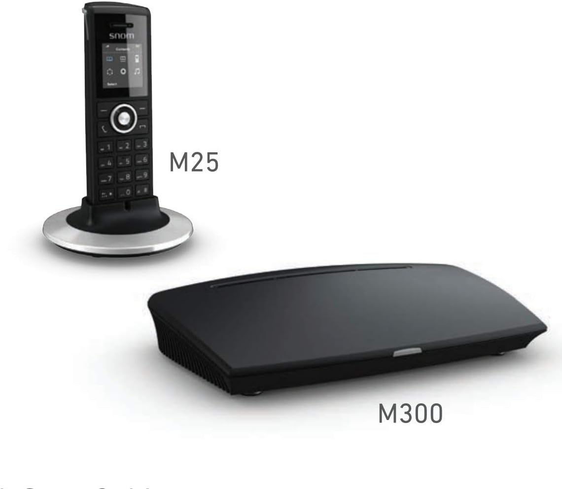 Snom M325 IP-DECT Telefono Cordless VoIP Nero - immagine 2