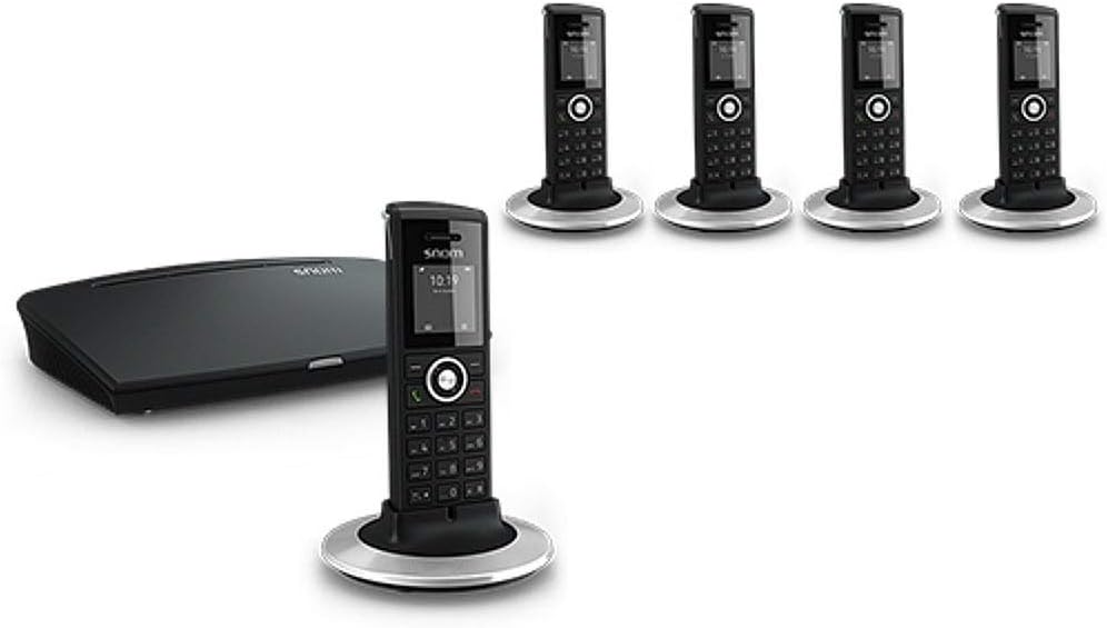 Snom M325 IP-DECT Telefono Cordless VoIP Nero - immagine 3