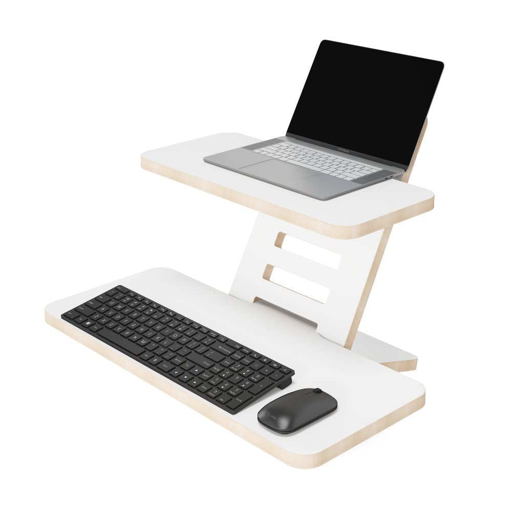 Supporto Scrivania in Piedi per Laptop, Legno