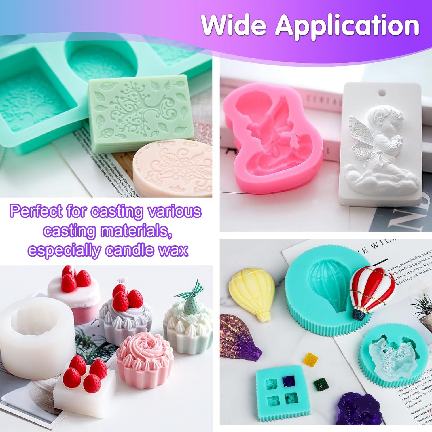 Silicone per Stampi 20A, 2L Liquido Verde - immagine 3