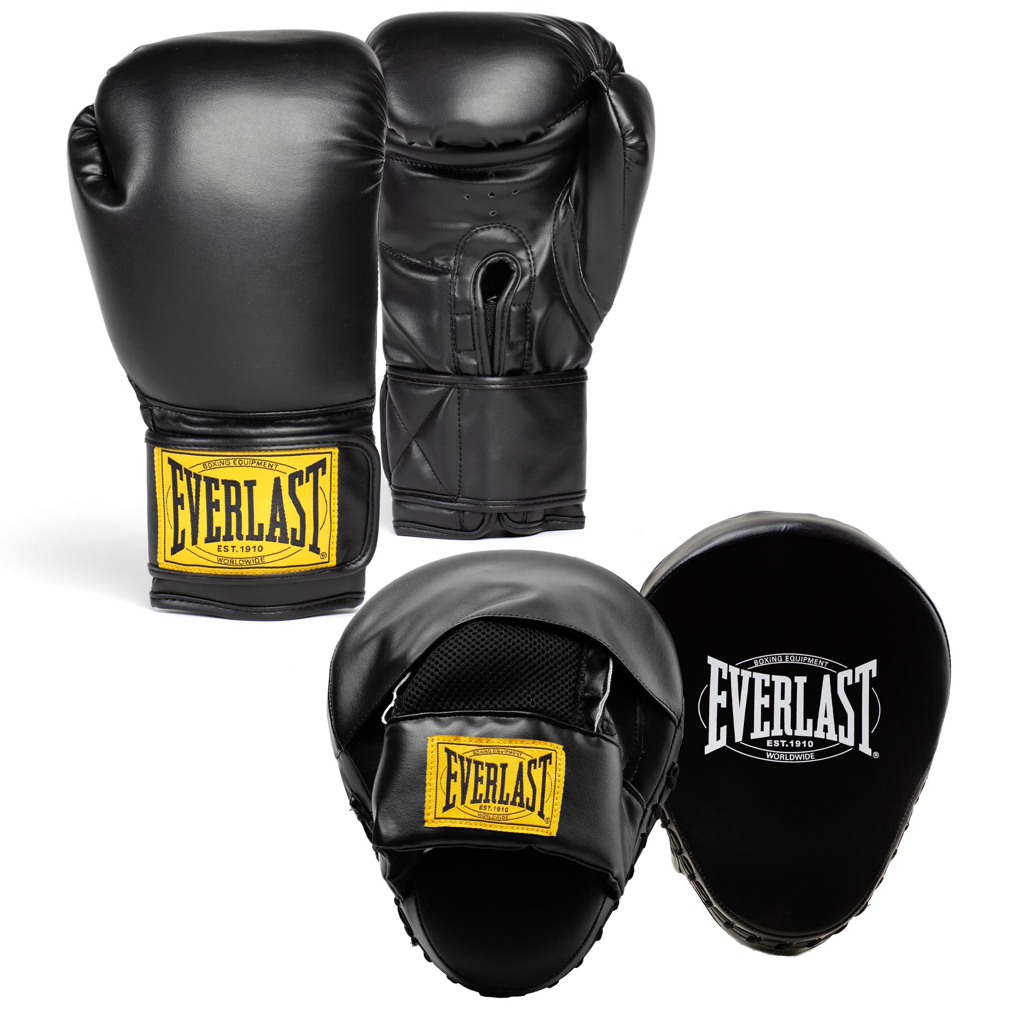 Everlast 1910 Classic Guantoni Boxe 16oz, Neri