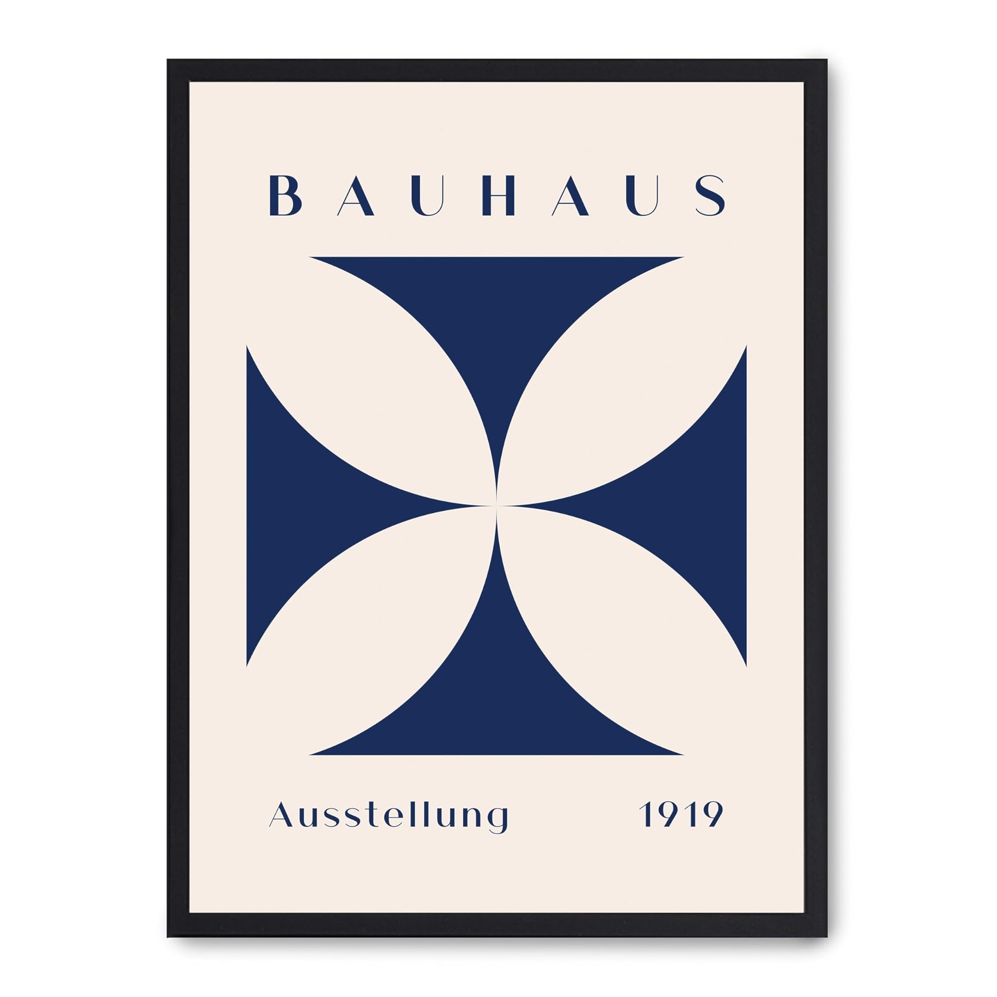AlexandreHouse Quadro Bauhaus Blue Flower