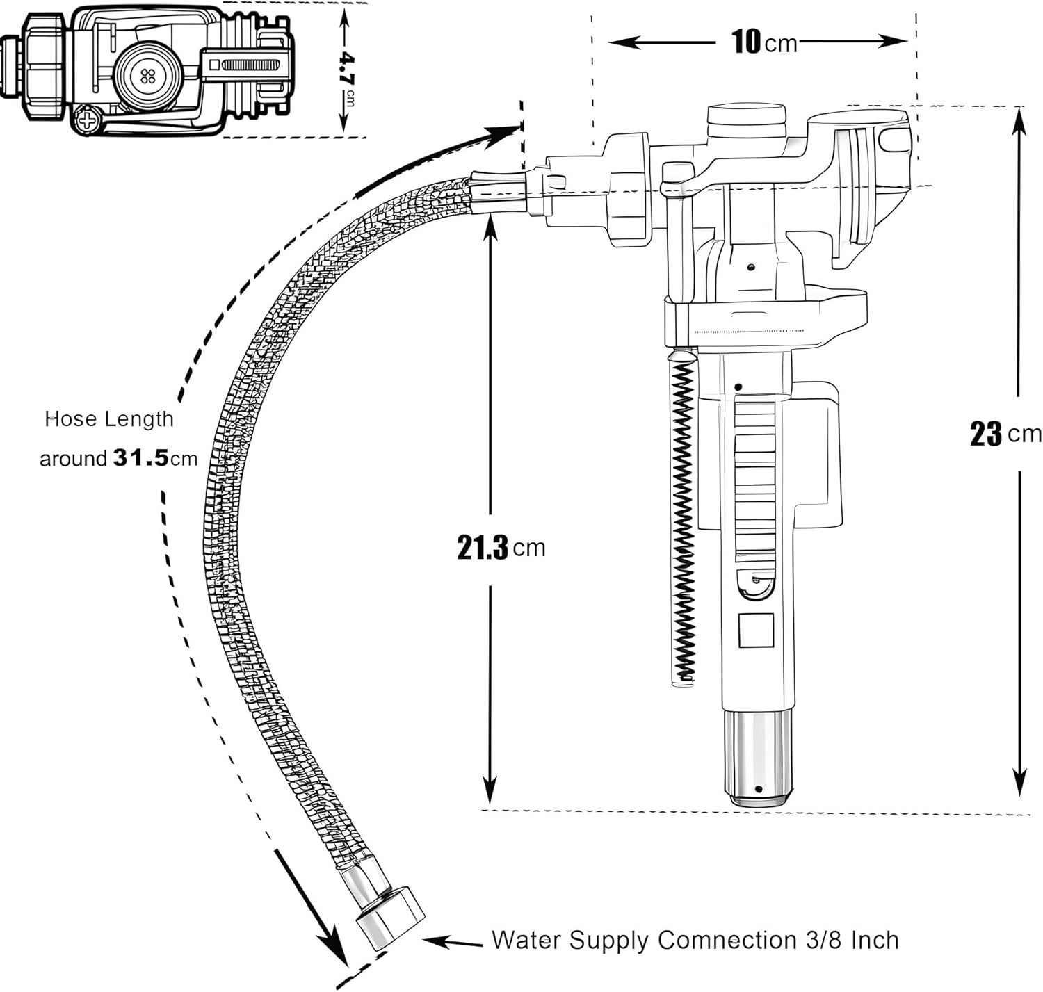 Valvola di Riempimento Posteriore 3/8'' - immagine 6