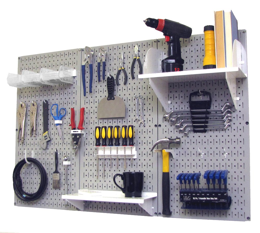 Wall Control 30-WRK-400 GW - Kit Organizer Pegboard 4'