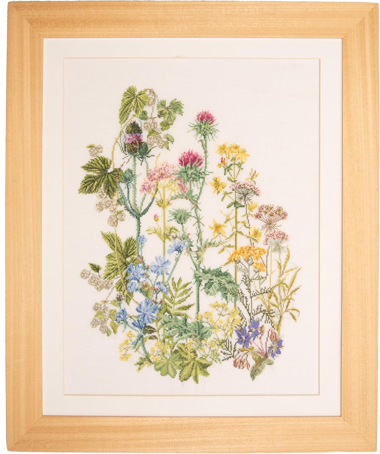 Thea Gouverneur - Kit Punto Croce Contato Erbe Aromatiche - immagine 1