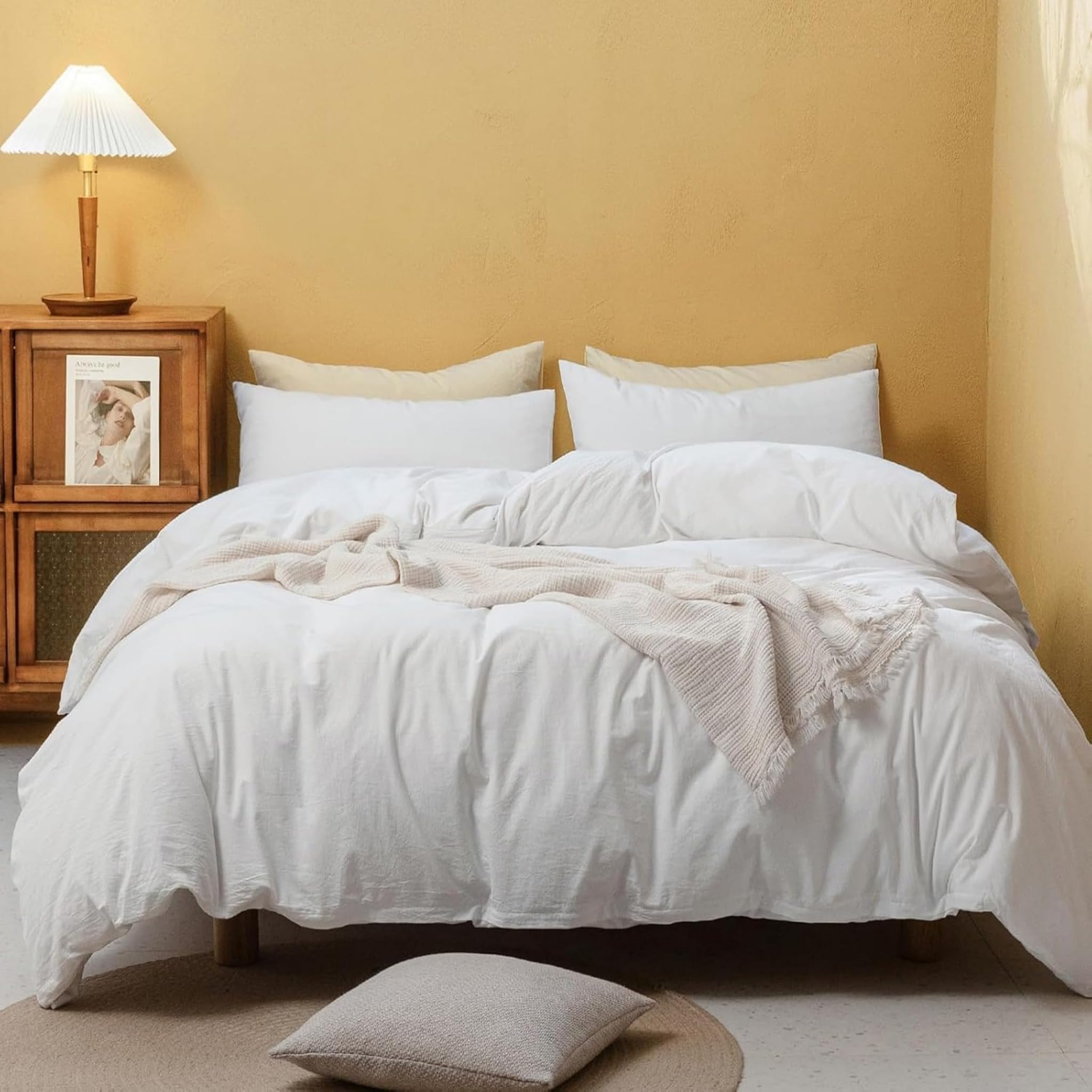 Wyfkymxx Copripiumino Impermeabile Ipoallergenico 260x240cm