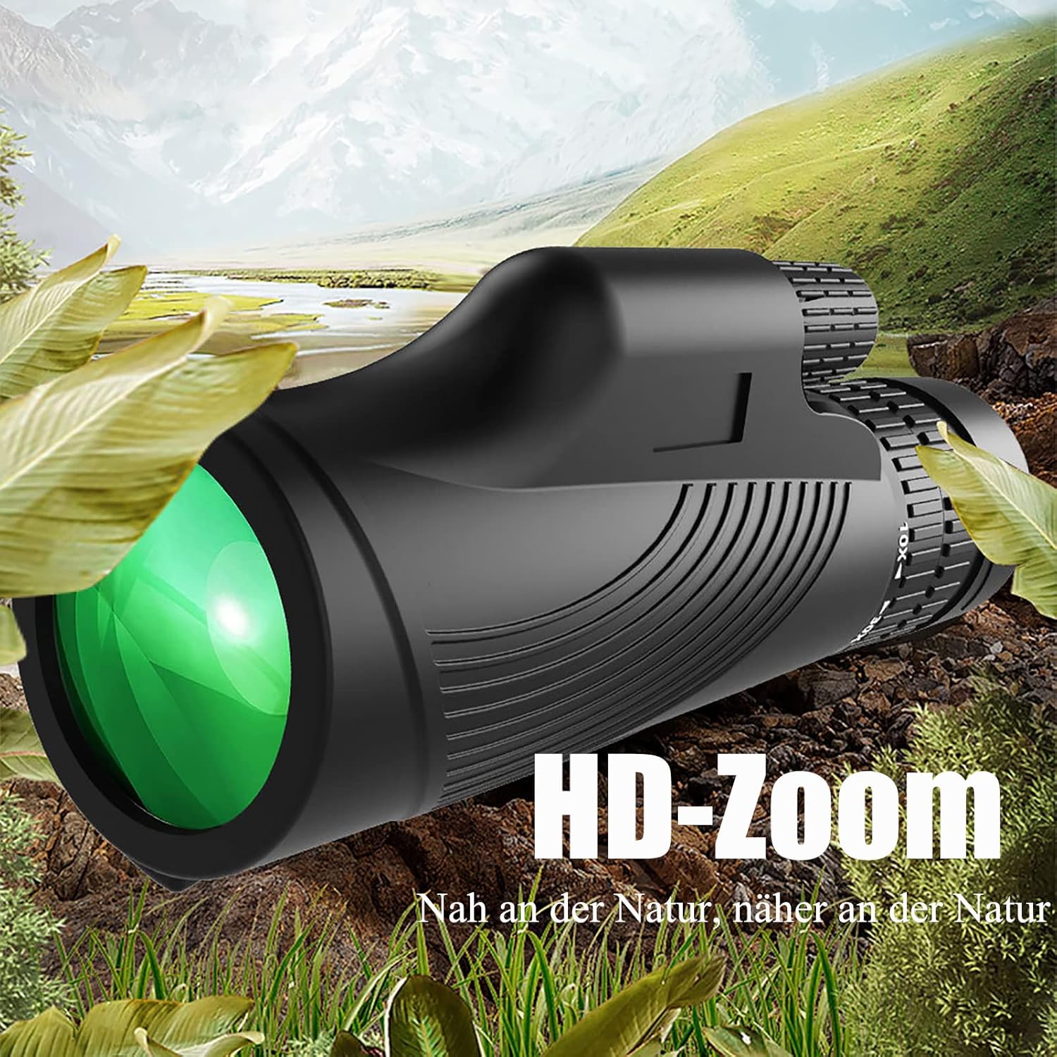 Docanio Cannocchiale Monoculare 10x30 Zoom Impermeabile - immagine 2