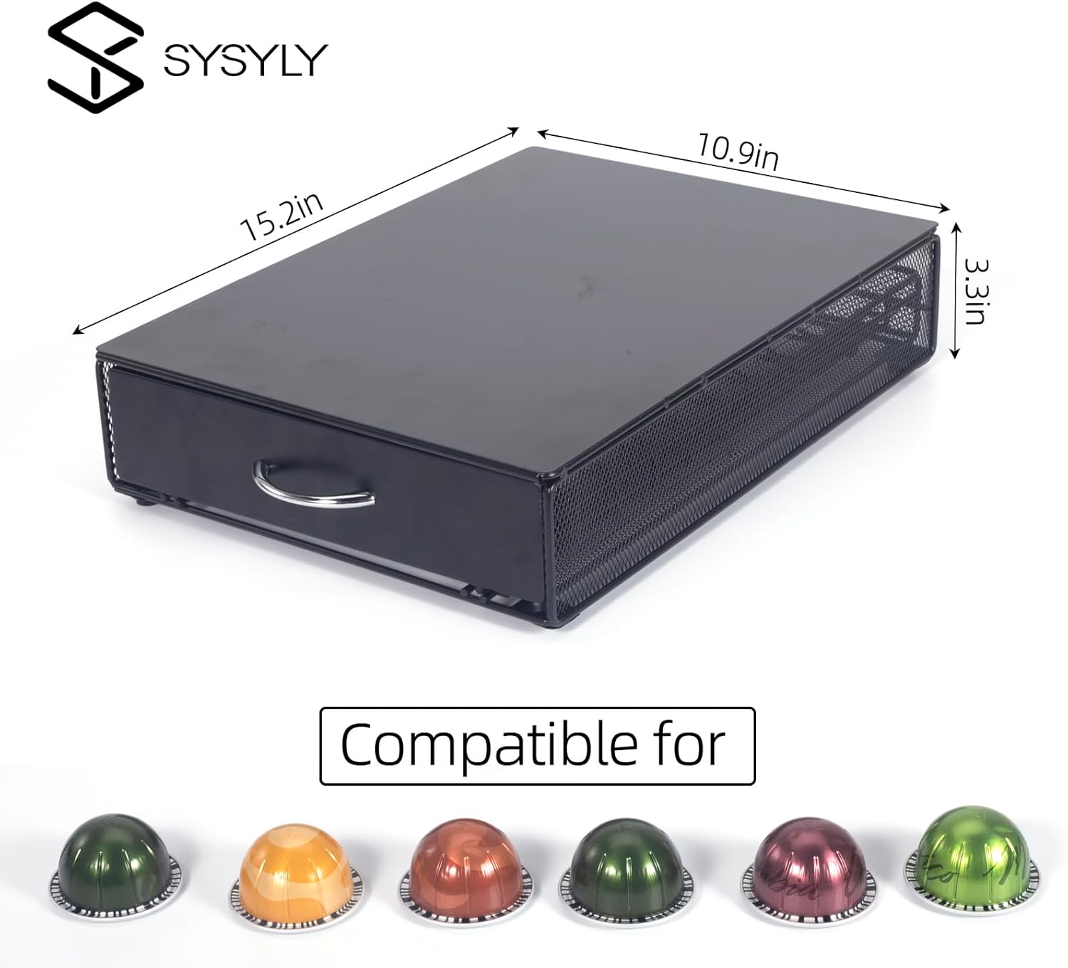 Sysyly Cassetto Porta Capsule Caffè per 40 Vertuo - immagine 5
