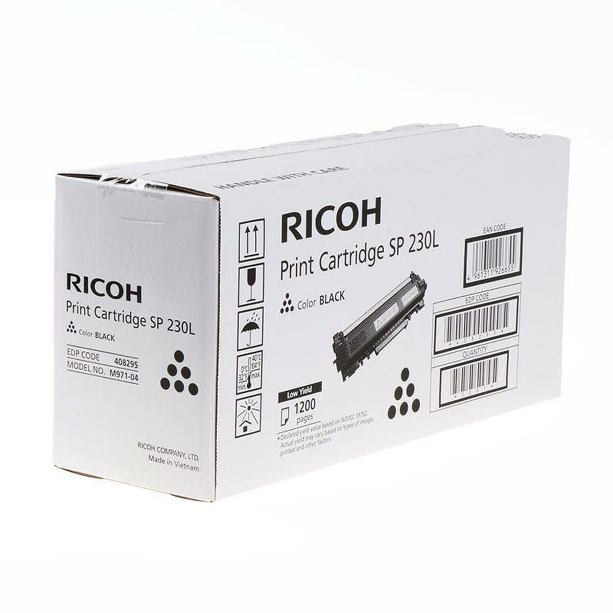Ricoh 408295 cartuccia toner 1 pz Originale Nero (Ricoh SP 230L - sort - original - tone)