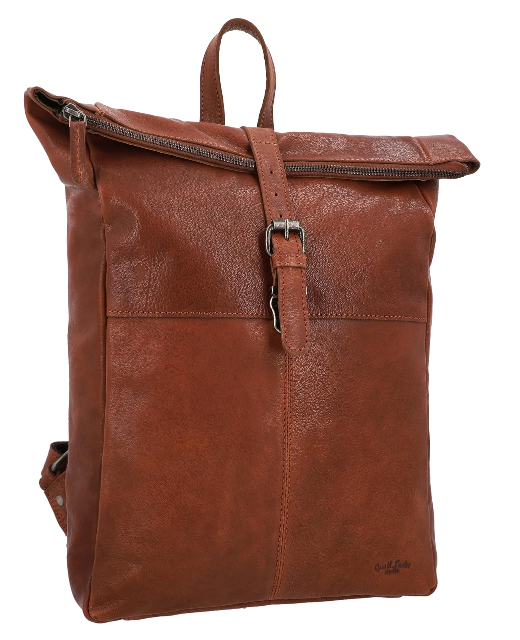 Gusti Zaino in Pelle Valja per Laptop, Marrone 1