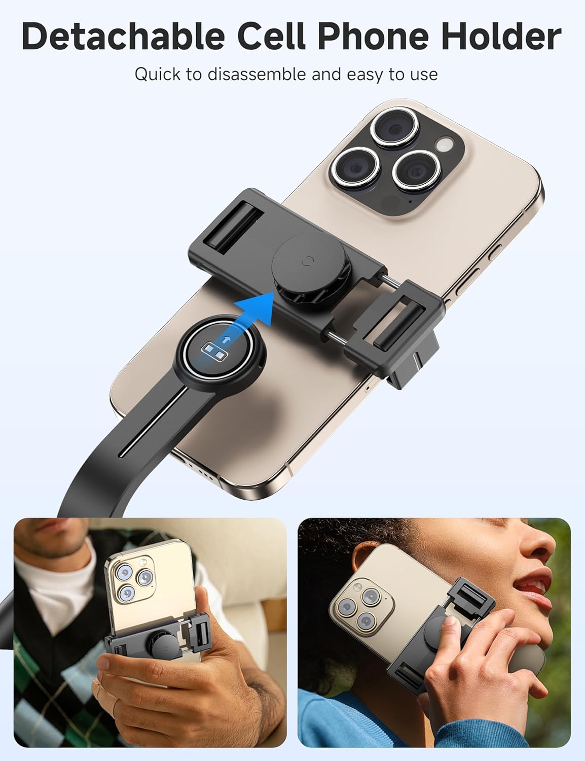 Mini Bastone Selfie Stick 4 in 1 con Telecomando - immagine 6