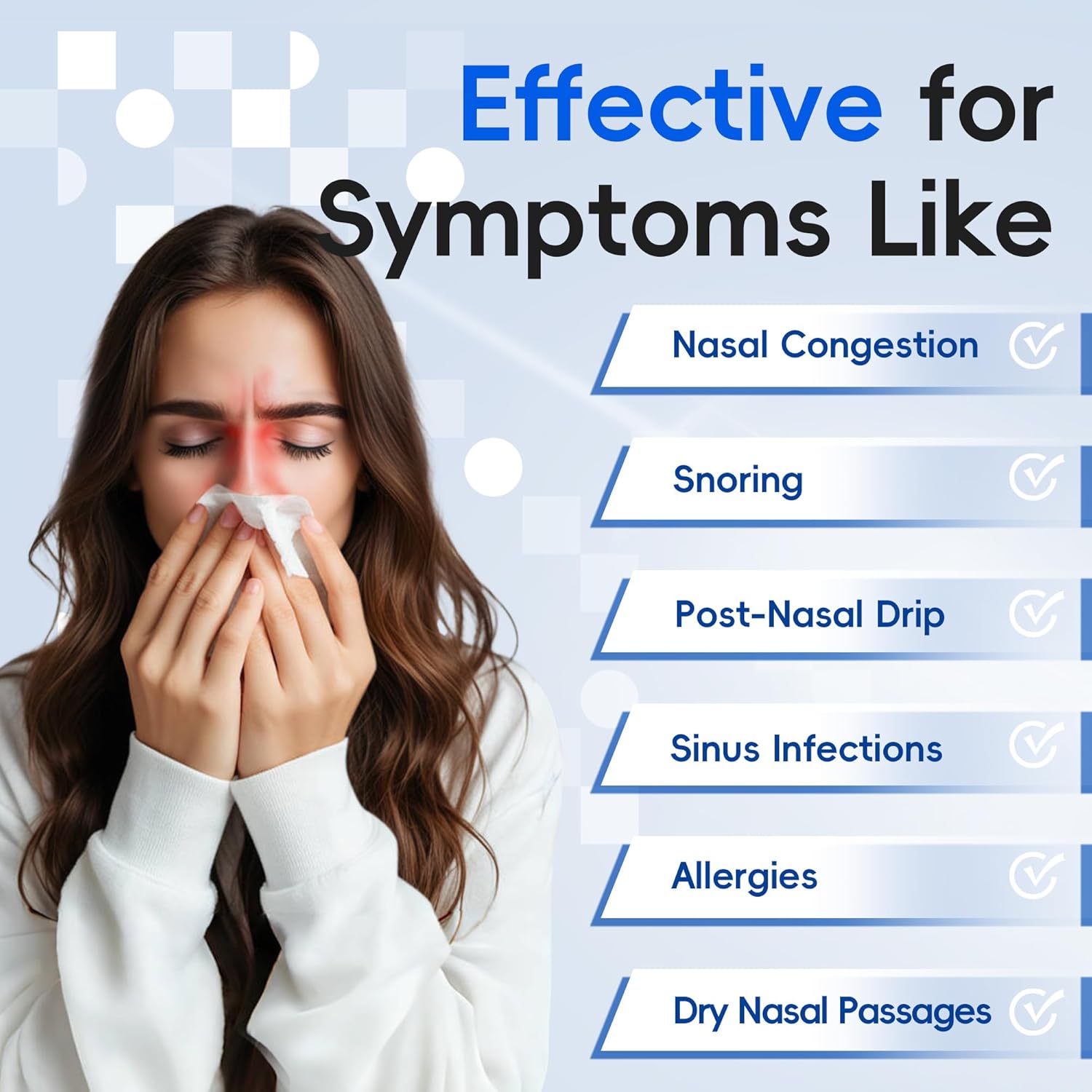 Medcodes Neti Pot - Risciacquo Nasale Elettrico, Bianco A - immagine 3