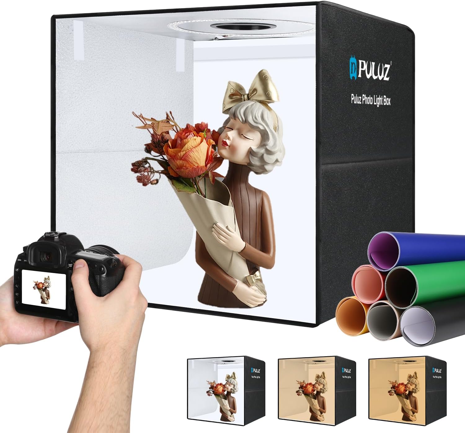 Puluz Studio Photo Box Portatile 50x50cm - immagine 1