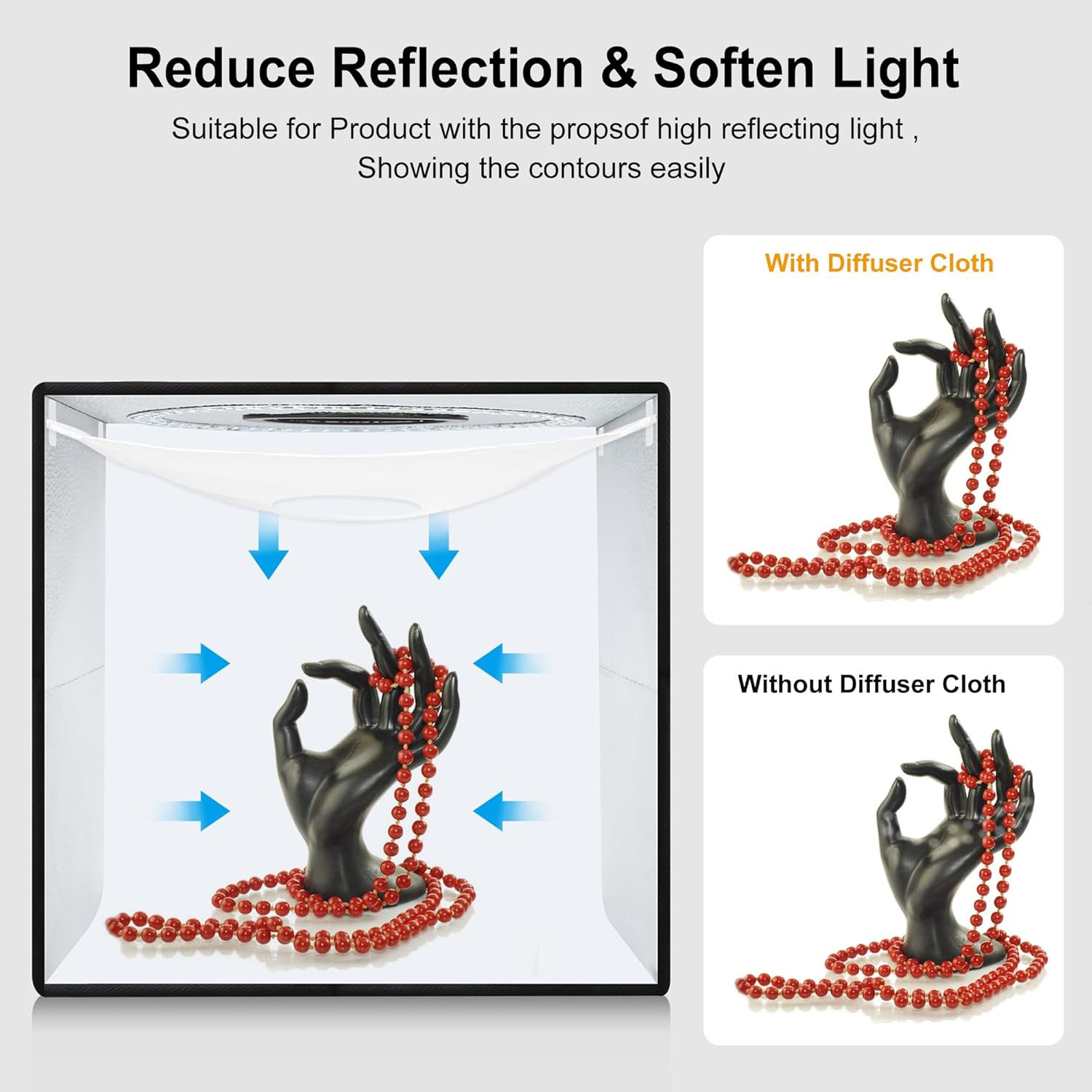 Puluz Studio Photo Box Portatile 50x50cm - immagine 2