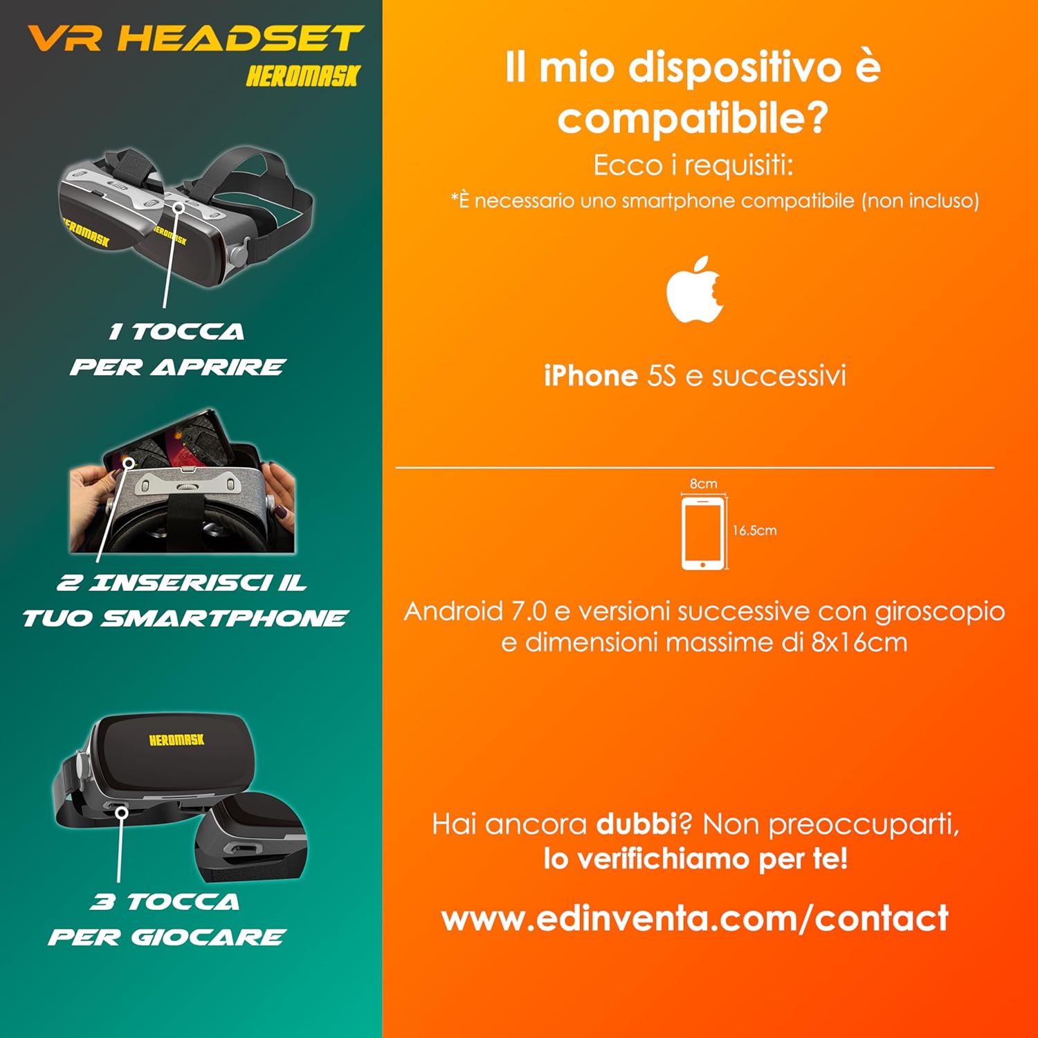 Heromask: Visore 3D Bimbo con Giochi Educativi - immagine 5