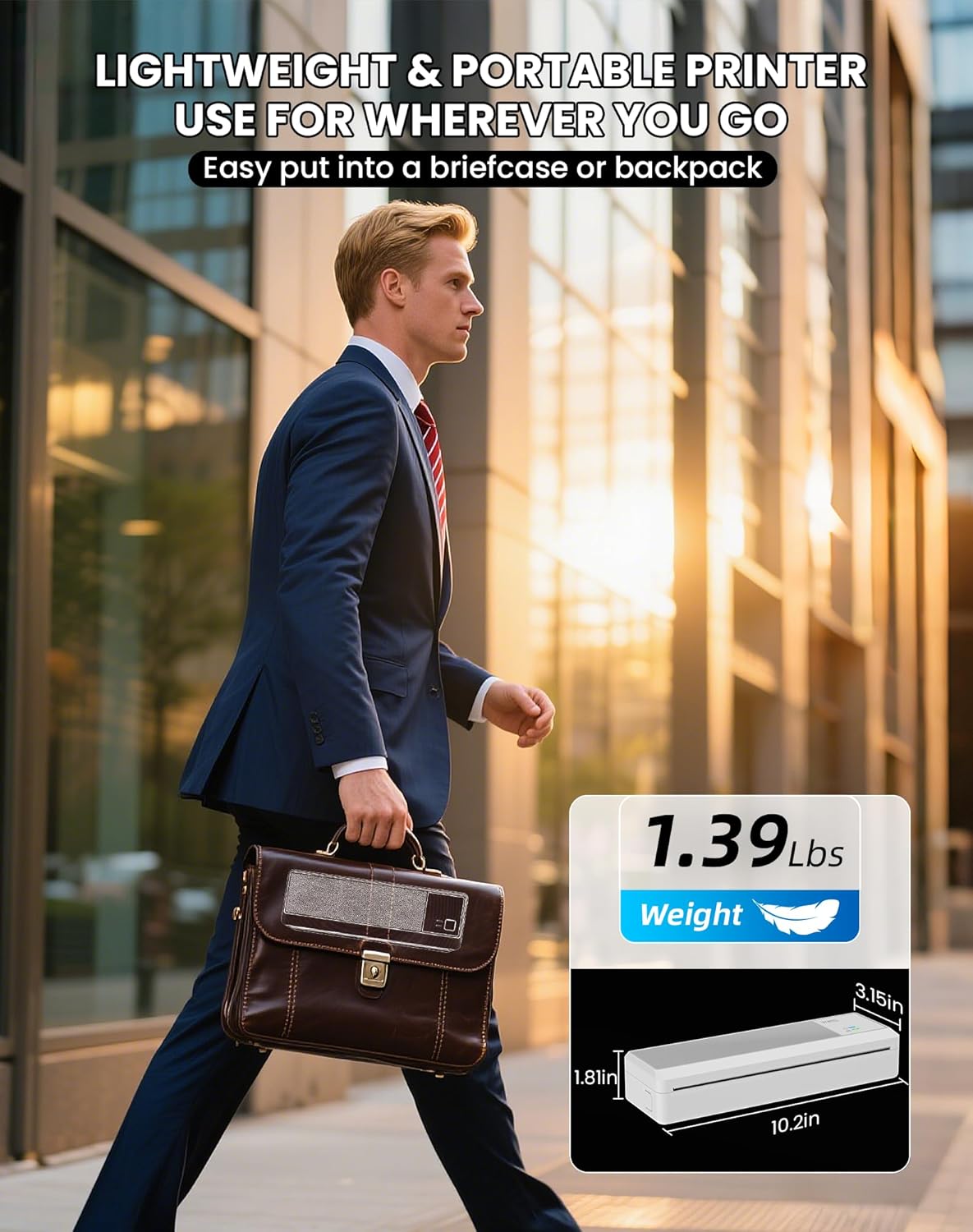 Vretti Stampante Portatile A4 Termica da Viaggio - immagine 2