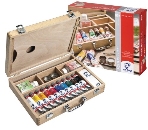 Royal Talens – Van Gogh Acrilico Art Set in Legno