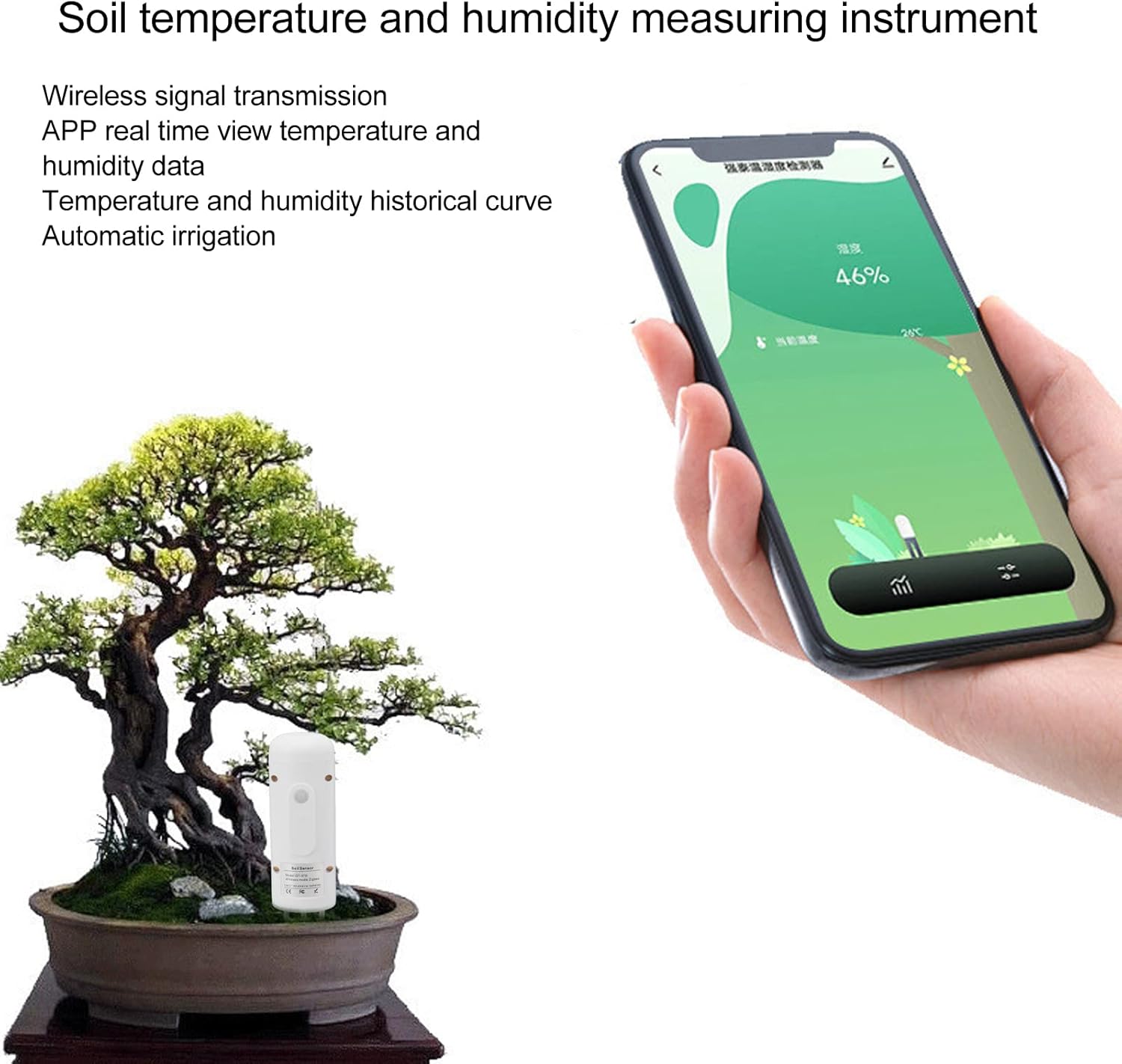 Sensore Suolo Wireless per Temperatura e Umidità - immagine 6