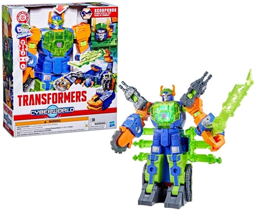 Transformers CYBERWORLD SCORPONOK Strike Battle - immagine 3