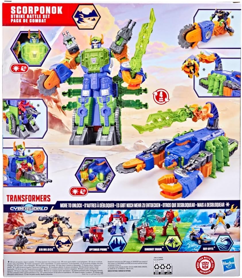 Transformers CYBERWORLD SCORPONOK Strike Battle - immagine 4