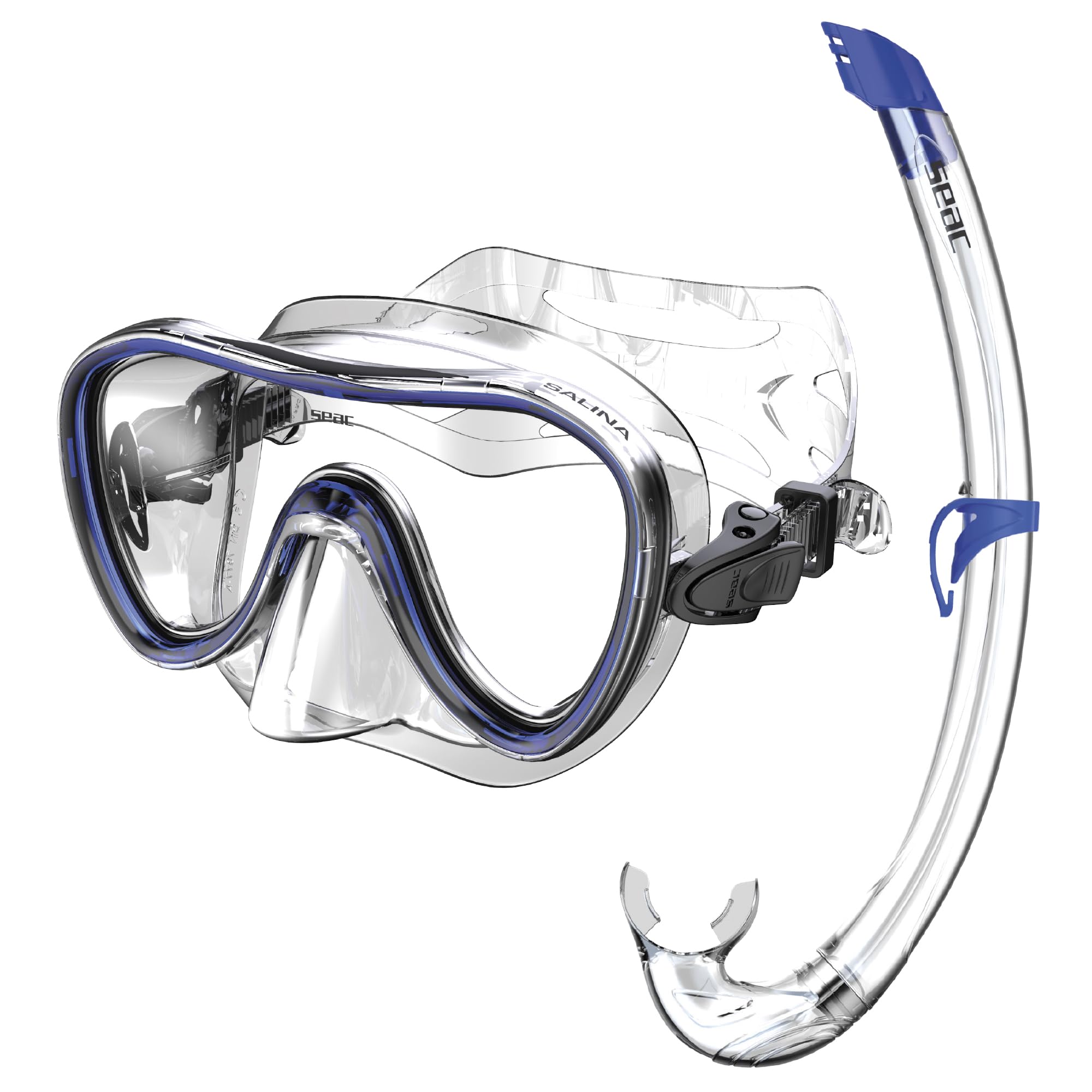 SEAC Set Salina Top - Set Maschera e boccaglio Unisex Adulto