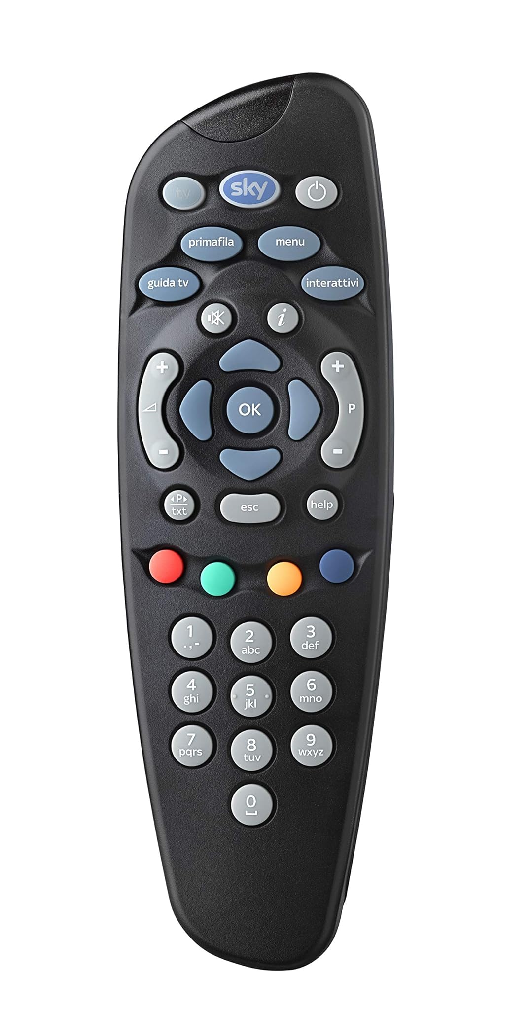 One For SKY 705 - Telecomando per Decoder Sky HD, Nero
