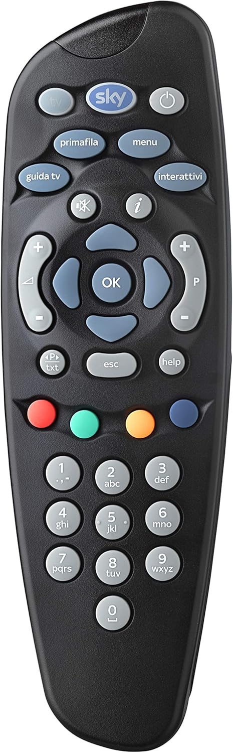 One For SKY 705 - Telecomando per Decoder Sky HD, Nero - immagine 1