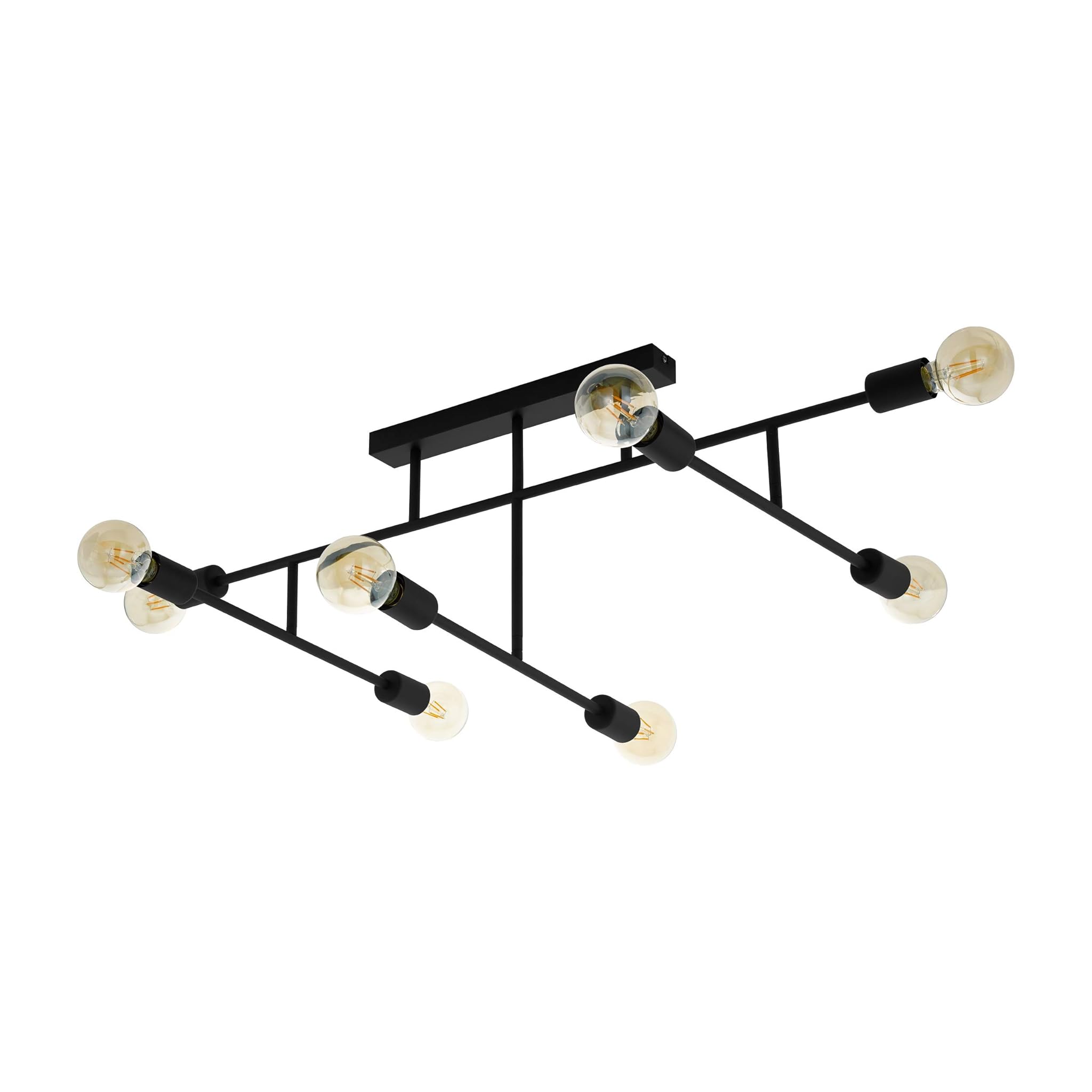 Eglo BELSIANA Lampada da Soffitto 40 W, Nero