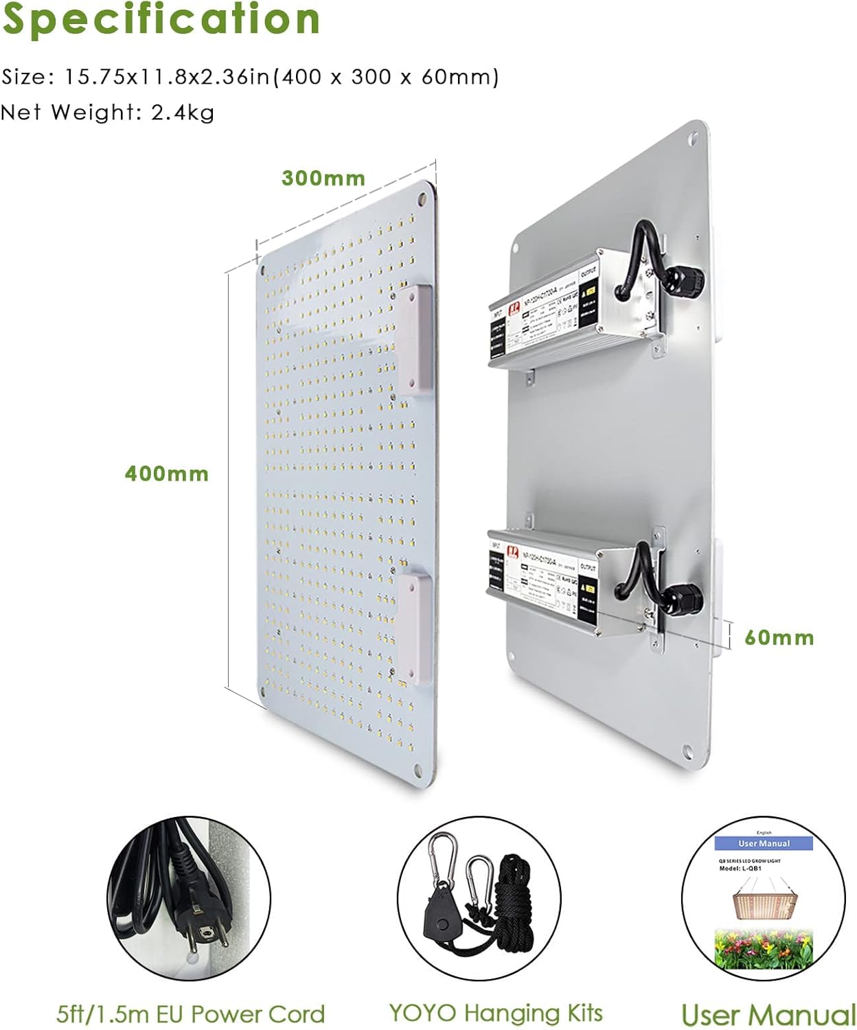 Niello Lampada per Piante 2000W IR Full Spectrum - immagine 7