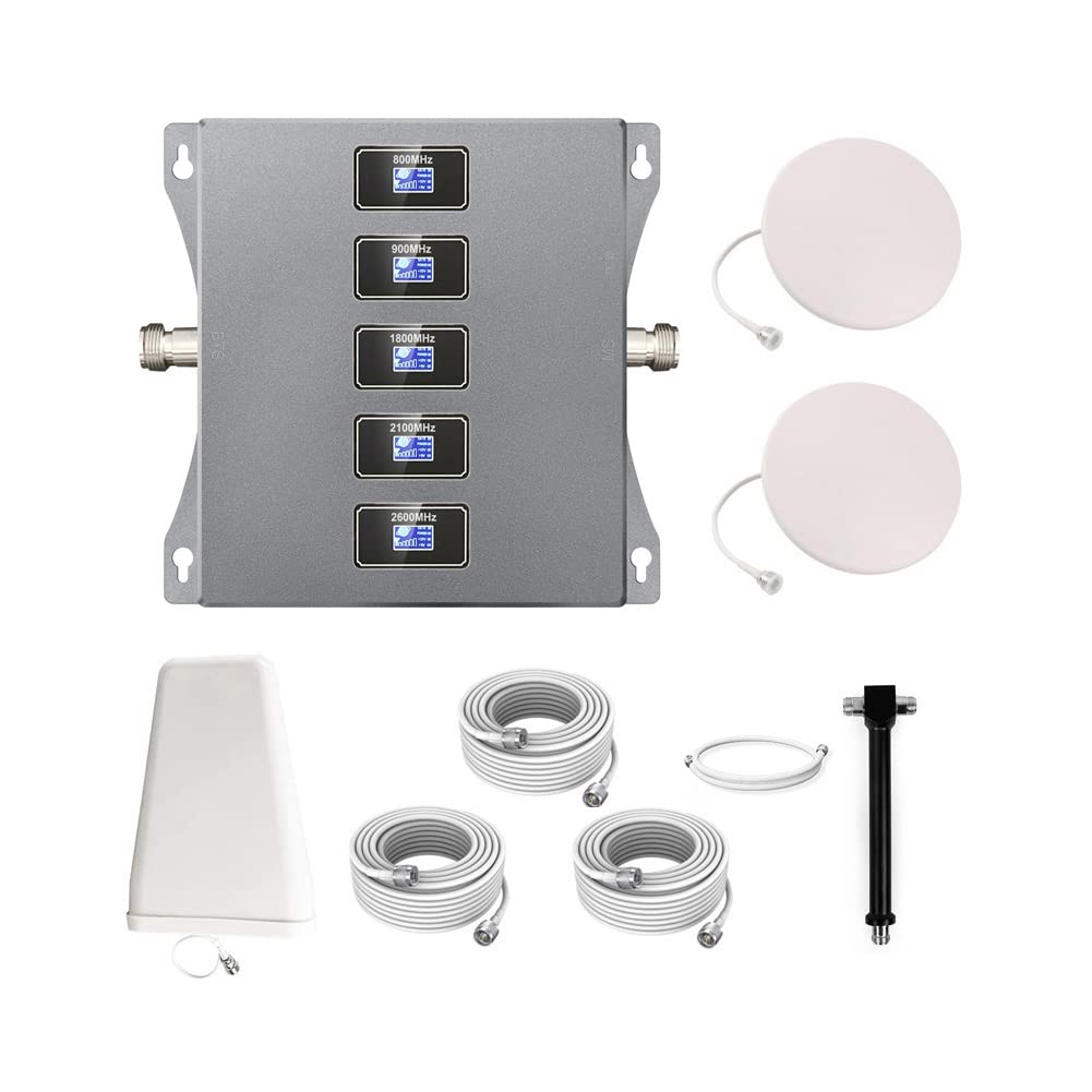 Ripetitore Segnale Cellulare 2G 3G 4G 5G a 5 Bande