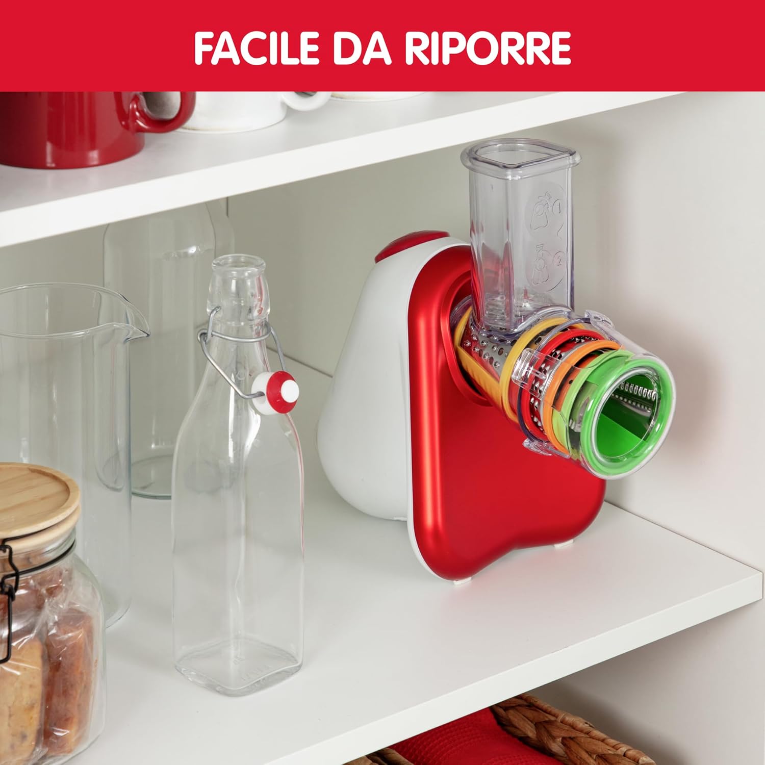 Moulinex Fresh Express Plus - Affettatutto Grattugia Elettrico - immagine 4