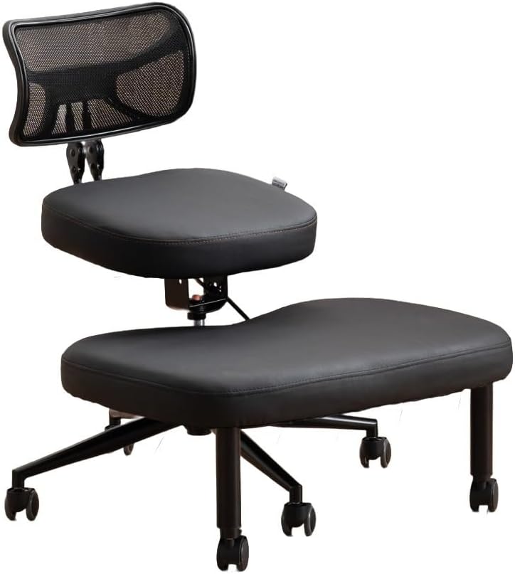 Yootmeen Sedia a Sdraio con Ruote, Nera