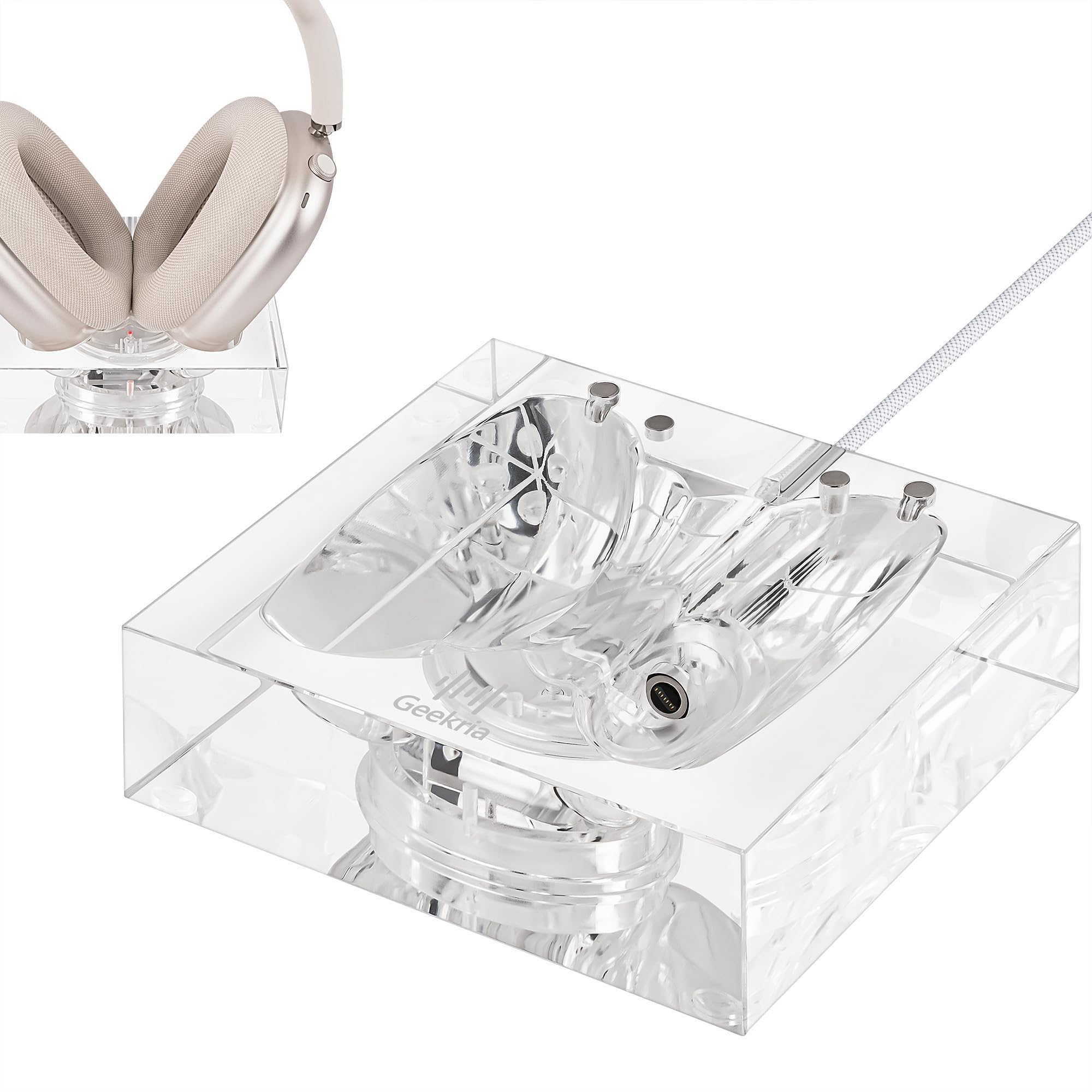 Geekria Supporto di ricarica per AirPods Max (USB-C)