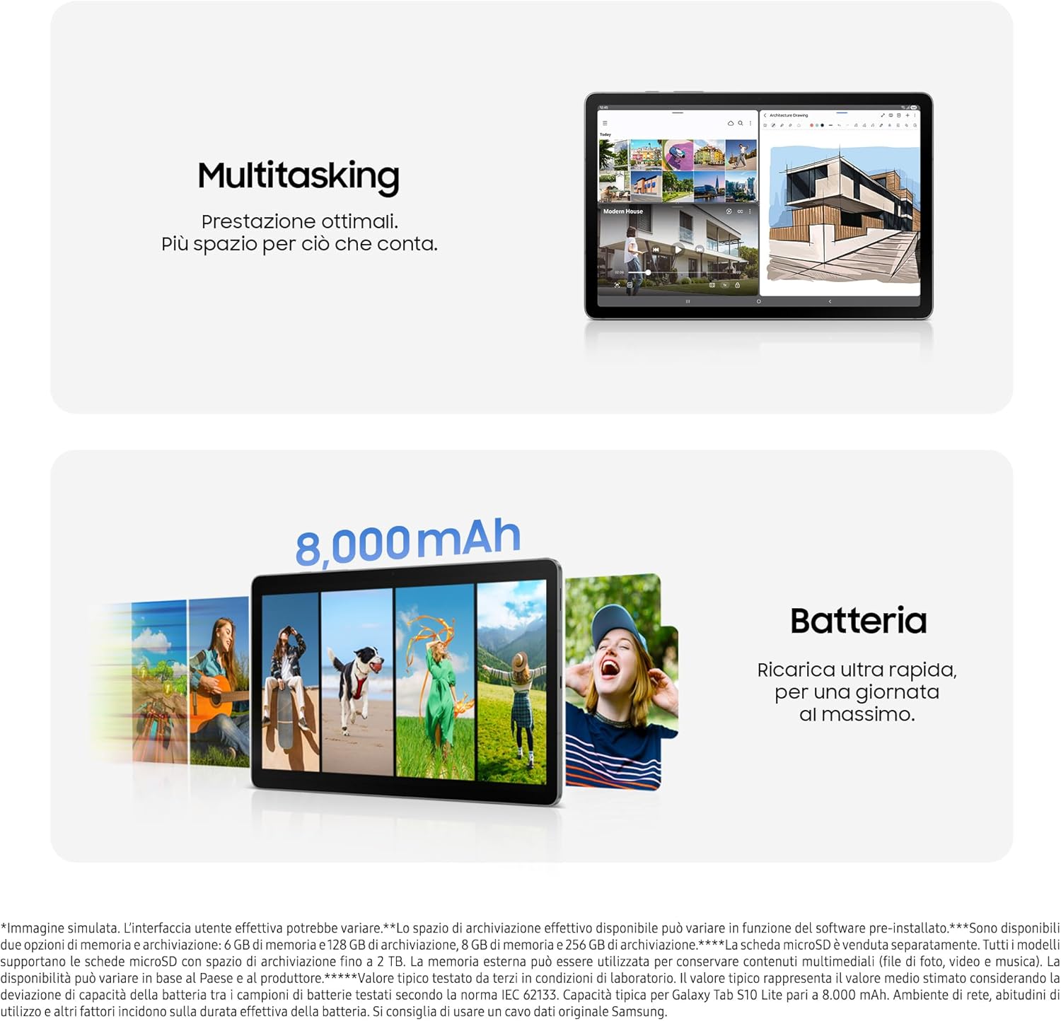 Samsung Galaxy Tab S10 Lite - Tablet Android WiFi 256GB - immagine 3