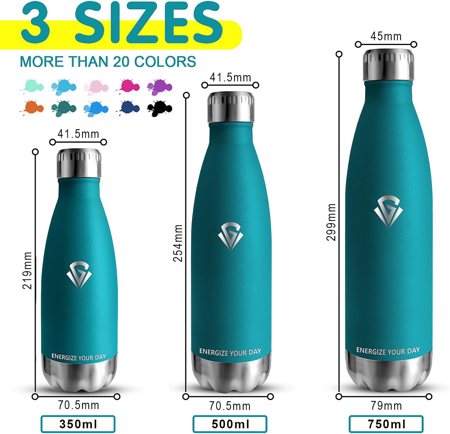 Grsta Borraccia Termica Acciaio Inox 750ML - immagine 4