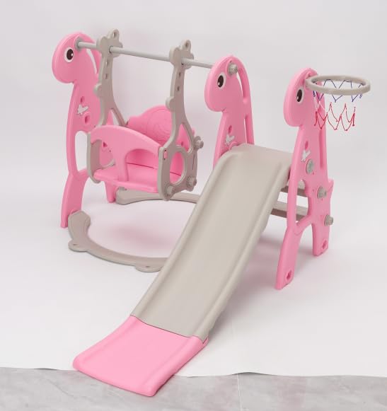 Yuleyu Set Scivoli per Bambini con Basket e Altalena